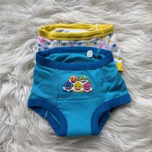 Colorful Kids training Underwear Set of two - baby shark